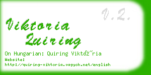 viktoria quiring business card